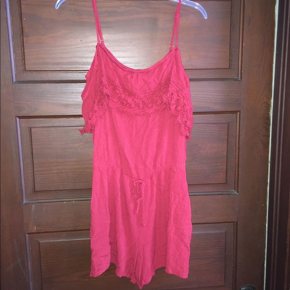 Red romper